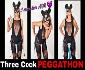 Peggathon! 3-in-1 Huge Strap On Rough Extreme ATM Pegging Session FULL VIDEO Training Zero Femdom FLR Strapon Mistress from sex is zero full movie