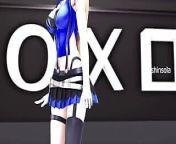 Hentai Mirai Akari Vtuber Undress Dance Mmd 3D Dark Blue Eyes Color Edit Smixix from naked dance mmd enf
