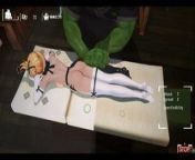 Orc Massage 3D Hentai game Ep.1 Oiled massage on kinky elf from 3d hentai game ryona elf knight giselle blonde teen girl in sex