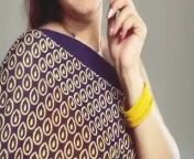 sexy Indian Aunty Sexy Yellow Sleeveless Saree from indian aunty yellow