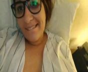 Thic horny chick using her vibrator from thic party orgeis