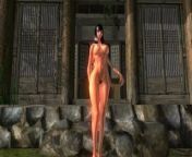 Blade and Soul Nude Mod Dancing from scarlet nexus　nude mod