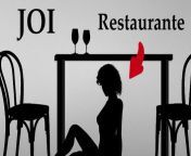 Mamada bajo mesa de restaurante JOI audio espanol from chupando bajo la mesa