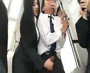 Asian Handjob in Public Bus from japanese new bus