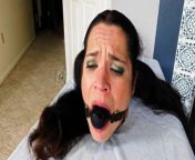 Milf in a Box from penis gag bondage