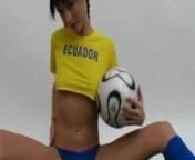 Sporty Ecuadorian soccer babe stripping from hot aunties sitting in scooty hot back photos