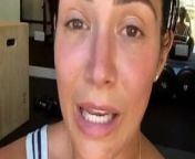 Frankie Bridge has a sore bum after a workout from sexy bridge xxx video my porn aian pussy torch