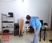 Undress the cleaner office maid. The clerk fucks the office cleaner and the secretary in turn. Cunnilingus and blowjob s1 from the clerk kontoristen