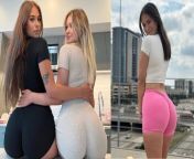 Gym Try on Haul Compilation (Best Friends) from red dress dance workout