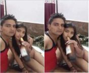 Today Exclusive-Desi Lover Drinking Beer Part... from indian girls drinking beer and sex rial videos