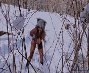 Nina Rivera gobbles up Don Whoe 's dick in the snow from 唐泽雪