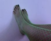 Giada Sexy Feet in Green Fluo Fishnet from boy fucking matureexxx hdada sexy fucking