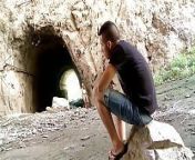 Noe milk gets fucked by a white man in the cave from www xxx noe