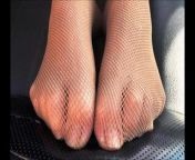 Lina's sexy (size 39) fishnet feet from 39 size