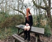 Ginger Trans Gurl Flashes Her Ass from dogamp gurl