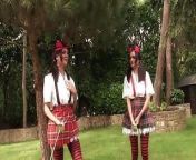 Lookalikes Kit and Kat and Stacy Saran are playing with the queen of hearts in this wild outdoor orgy from indian lookalike arab couple wild sex with loud moans