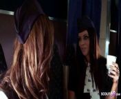 Two sexy flight attendants Gemma Massey and Linsey at Lesbian Sex in the plane from martine tonkato pornxx speak sex hd bollywood download hindi com