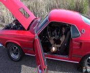 Public Flashing after Pedal Pumping 69 Mustang Cobra from naked motor