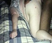 Bbw loves a 9 inch bbc doggy while husband records from husband records