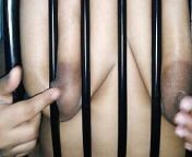 Female convict in jail seduces police on duty by posing naked with big boobs to get distance exemption from devi duty nude