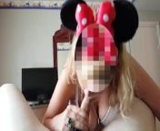 Ex sucking my dick at Disney Land from disney porn view