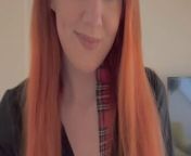 Redhead schoolgirl playing around with herself at home from self sex boys