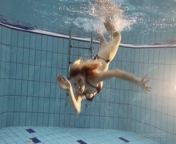 Nastya hot blonde naked in the pool from nastya bath nude
