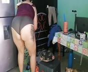 I look at my stepmother with that big ass who has how she cleans the house how much I want to fuck that ass from nepali big ass aunty