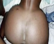 Fuck her in back from african black big penis sex