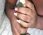 Amazing cucumber 🥒 cum in my ass from tanzanian girl porn