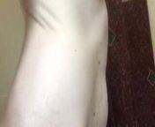 Skinny milf showing white naked body from white naked milf