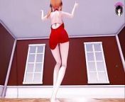 Suzuya & Kashima - Great Dance In Sexy Red Dress from sexy fathima naked tease