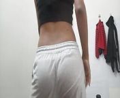 Showing Off Her Cute Panties from asian hottie shows her cute tits under crop top on nsfw tiktok mp4 download