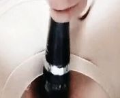 Masturbating with a dildo in the toilet, having an orgasm and squirting from japanese toilet dildo