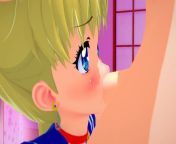 Horny Student Sailor Moon Passionately Sucks Dick l 3D SFM hentai uncensored from sailor moon sex
