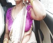 Telugu aunty stepson in law car sex part - 1, telugu dirty talks from indian aunty car sex