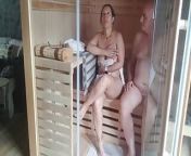 CompleteMovie Sex in Sauna With Garabas and Olpr from chania movie sex video