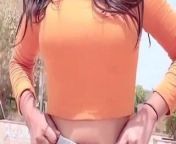 Hot girl dance in public from sexy indian girl dance in top less front of his bfcollege gi