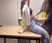 The popular girl of the university does whatever it takes to pass the subject from slim aunty fucking