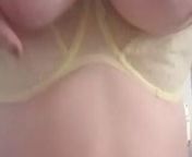First video of my 36H tits - just a quick play from 36h