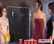 Strip Beer Pong has Never Been so Hot from wasmo hot dance