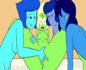 The Lapis's fuck peridot from brain and lapis