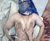 Oil massage on sexy pakistani boobs from sexy paki girl showing boobs on video call