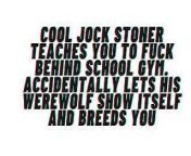 Cool Jock Werewolf Teaches You How To Fuck from jock sturges girls