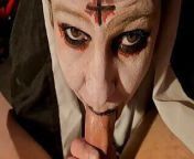 Evil Nun sucking cock from nun satanic