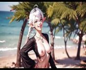 AI generated AlisaieFinal fantasy XIV from hentai 100