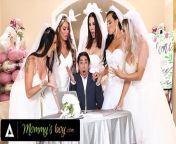 MOMMY'S BOY - Furious MILF Brides Reverse Gangbang Hung Wedding Planner For Wedding Planning Mistake from pimpandhost boi w