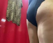 Big belly and huge ass in the fitting room. Do you want to see me? from short you