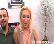Watch a pornstar pound your wife hard from cuckload wife fucked hard by stranger while hubby records with audio
