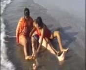 indian sex fun on the beach from indian sex one